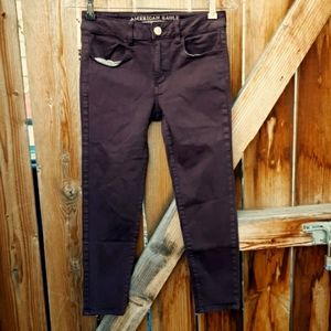 American eagle hi rise jegging crop stretch jeans 4